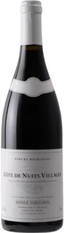 33,95 € Envio grátis | Vinho tinto Didier Fornerol Rouge A.O.C. Côte de Nuits-Villages Borgonha França Pinot Preto Garrafa 75 cl