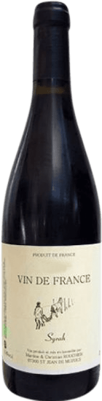 26,95 € Free Shipping | Red wine Domaine Rouchier Rhône France Syrah Organic Bottle 75 cl