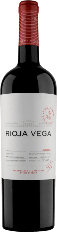 16,95 € Spedizione Gratuita | Vino rosso Rioja Vega Edición Limitada D.O.Ca. Rioja La Rioja Spagna Tempranillo, Graciano Bottiglia 75 cl