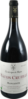 45,95 € 免费送货 | 红酒 Clos des Vignes du Mayne Julien Guillot Cuvée Manganite A.O.C. Mâcon-Cruzille 勃艮第 法国 Gamay 瓶子 75 cl