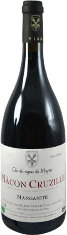 43,95 € 免费送货 | 红酒 Clos des Vignes du Mayne Julien Guillot Cuvée Manganite A.O.C. Mâcon-Cruzille 勃艮第 法国 Gamay 瓶子 75 cl