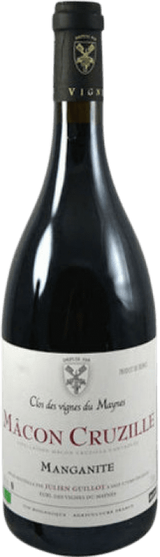 43,95 € Spedizione Gratuita | Vino rosso Clos des Vignes du Mayne Julien Guillot Cuvée Manganite A.O.C. Mâcon-Cruzille Borgogna Francia Gamay Bottiglia 75 cl