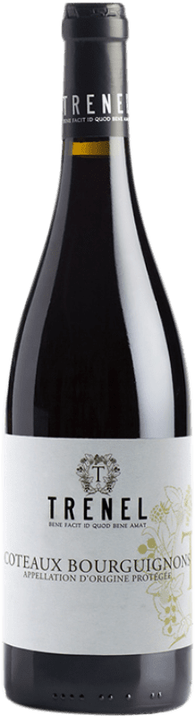 8,95 € Envío gratis | Vino tinto Trénel A.O.C. Coteaux-Bourguignons Borgoña Francia Gamay Botella 75 cl