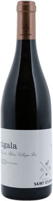 18,95 € Free Shipping | Red wine Saint Etienne Cigala A.O.C. Côtes du Rhône Rhône France Syrah, Grenache Tintorera Bottle 75 cl