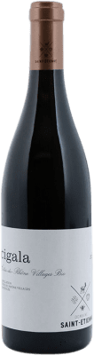 12,95 € Kostenloser Versand | Rotwein Saint Etienne Cigala A.O.C. Côtes du Rhône Rhône Frankreich Syrah, Grenache Tintorera Flasche 75 cl