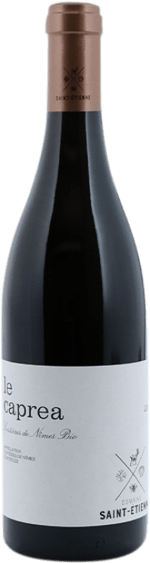15,95 € Free Shipping | Red wine Saint Etienne Le Caprea A.O.C. Costières de Nîmes Languedoc-Roussillon France Syrah, Grenache Tintorera, Marselan Bottle 75 cl