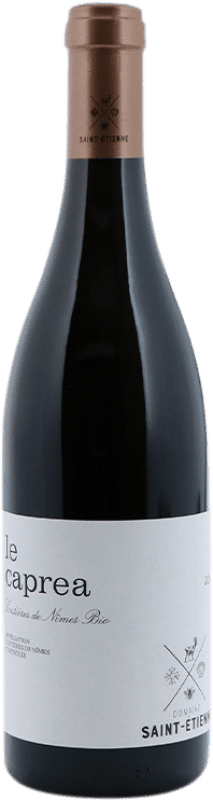 16,95 € Spedizione Gratuita | Vino rosso Saint Etienne Le Caprea A.O.C. Costières de Nîmes Linguadoca-Rossiglione Francia Syrah, Grenache Tintorera, Marselan Bottiglia 75 cl