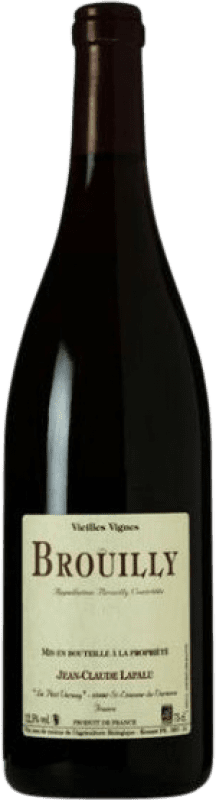 22,95 € Spedizione Gratuita | Vino rosso Jean-Claude Lapalu Vieilles Vignes A.O.C. Brouilly Beaujolais Francia Gamay Bottiglia 75 cl