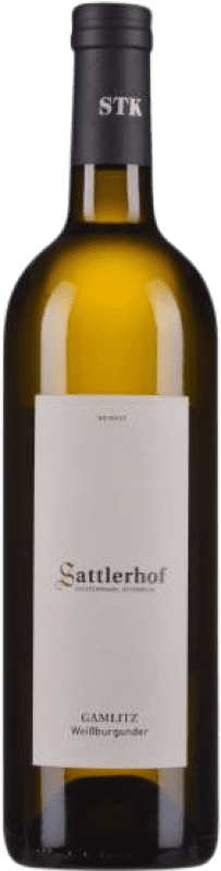 26,95 € Spedizione Gratuita | Vino bianco Sattlerhof Gamlitz Weißburgunder D.A.C. Südsteiermark Estiria Austria Pinot Bianco Bottiglia 75 cl
