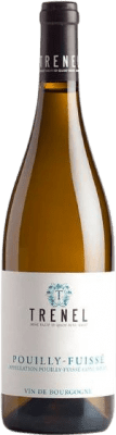 26,95 € Бесплатная доставка | Белое вино Trénel A.O.C. Pouilly-Fuissé Бургундия Франция Chardonnay бутылка 75 cl