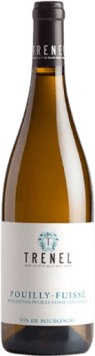 26,95 € Envío gratis | Vino blanco Trénel A.O.C. Pouilly-Fuissé Borgoña Francia Chardonnay Botella 75 cl