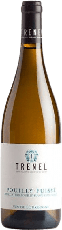 26,95 € Бесплатная доставка | Белое вино Trénel A.O.C. Pouilly-Fuissé Бургундия Франция Chardonnay бутылка 75 cl