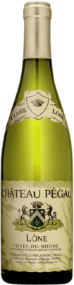 13,95 € Spedizione Gratuita | Vino bianco Domaine du Pégau Cuvée Lône A.O.C. Châteauneuf-du-Pape Rhône Francia Grenache Bianca, Bourboulenc, Clairette Blanche, Ugni Blanco Bottiglia 75 cl