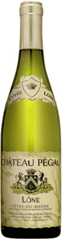 13,95 € Envio grátis | Vinho branco Domaine du Pégau Cuvée Lône A.O.C. Châteauneuf-du-Pape Rhône França Grenache Branca, Bourboulenc, Clairette Blanche, Ugni Blanco Garrafa 75 cl