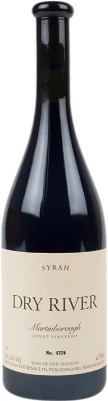 75,95 € Kostenloser Versand | Rotwein Dry River Lovat I.G. Martinborough Wellington Neuseeland Syrah Flasche 75 cl