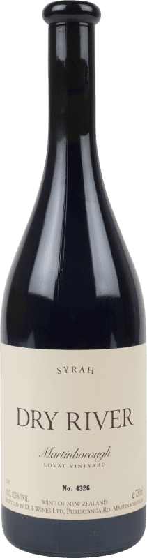 82,95 € Бесплатная доставка | Красное вино Dry River Lovat I.G. Martinborough Wellington Новая Зеландия Syrah бутылка 75 cl