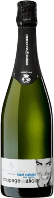 11,95 € Spedizione Gratuita | Spumante bianco Conde de Valicourt Coupage de Alicia Brut Nature Gran Riserva D.O. Cava Catalogna Spagna Bottiglia 75 cl