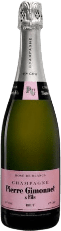 79,95 € 送料無料 | ロゼスパークリングワイン Pierre Gimonnet Rosé Cuis Premier Cru Brut A.O.C. Champagne シャンパン フランス Pinot Black, Chardonnay ボトル 75 cl