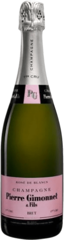 72,95 € Envoi gratuit | Vin Mousseux Rosé Pierre Gimonnet Cuis Brut 1er Premier Cru, Rosé A.O.C. Champagne Champagne France Pinot Noir, Chardonnay Bouteille 75 cl