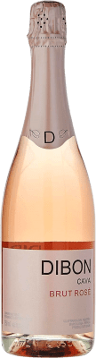 9,95 € Envio grátis | Espumante rosé Marrugat Dibon Rosé Brut D.O. Cava Catalunha Espanha Grenache Tintorera Garrafa 75 cl