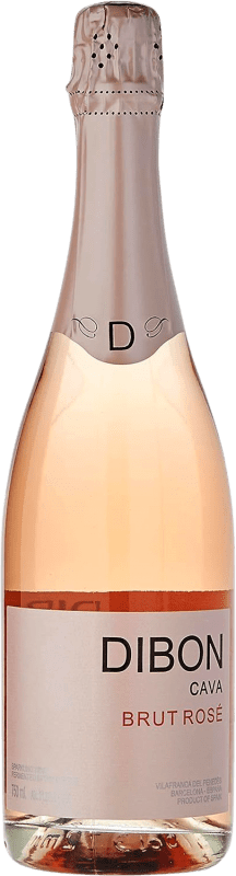 10,95 € Kostenloser Versand | Rosé Sekt Marrugat Dibon Brut — Herb Rosé D.O. Cava Katalonien Spanien Garnacha — Grenache 75 cl