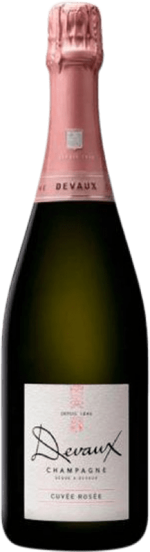 45,95 € Spedizione Gratuita | Spumante rosato Devaux Rosée Gran Riserva A.O.C. Champagne champagne Francia Pinot Nero, Chardonnay Bottiglia 75 cl