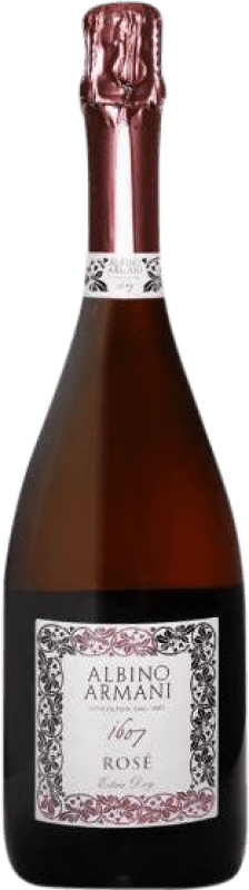 14,95 € Free Shipping | Rosé Sparkling Wine Albino Armani Rosé D.O.C. Prosecco Veneto Italy Pinot Noir, Glera Bottle 75 cl