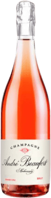 98,95 € Envoi gratuit | Rosé mousseux André Beaufort Ambonnay Grand Cru Rosé A.O.C. Champagne Champagne France Pinot Noir Biologique Bouteille 75 cl