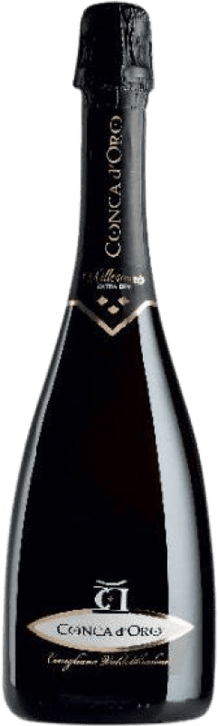 13,95 € Envio grátis | Espumante branco Conca d'Oro Extra Seco D.O.C.G. Prosecco di Conegliano-Valdobbiadene Vêneto Itália Glera Garrafa 75 cl
