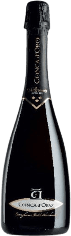 13,95 € Free Shipping | White sparkling Conca d'Oro Extra Dry D.O.C.G. Prosecco di Conegliano-Valdobbiadene Veneto Italy Glera Bottle 75 cl