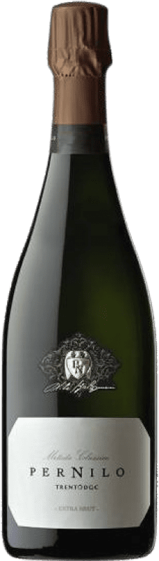 31,95 € Envío gratis | Espumoso blanco Bolognani PerNilo Extra Brut D.O.C. Trento Trentino Italia Chardonnay Botella 75 cl