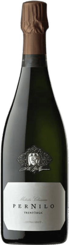 32,95 € Envoi gratuit | Vin Mousseux Blanc Bolognani PerNilo Extra Brut D.O.C. Trento Trentin Italie Chardonnay Bouteille 75 cl