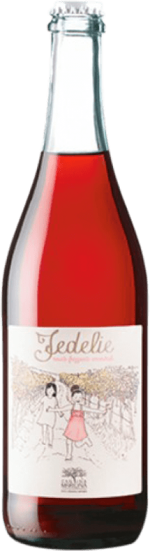 16,95 € 送料無料 | ロゼスパークリングワイン Cantina Marilina Fedelie Rosato Frizzante Ancestrale シチリア島 イタリア Nero d'Avola ボトル 75 cl