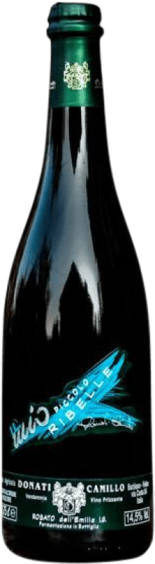 39,95 € Envío gratis | Espumoso Blanco Camillo Donati Il Mio Ribelle Emilia-Romagna Italia Barbera Eco — Ecológico Botella Magnum 1,5 L