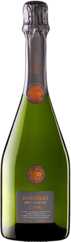 21,95 € Spedizione Gratuita | Spumante Bianco Fermí Bohigas Brut Nature Gran Riserva D.O. Cava Catalogna Spagna Macabeo, Xarel·lo, Chardonnay, Parellada 75 cl