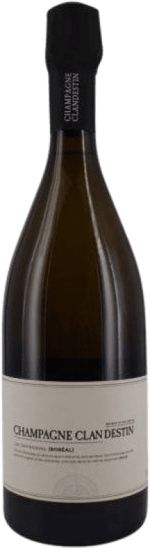 55,95 € Бесплатная доставка | Белое игристое Benoït Dossot Clandestin Les Semblables Boréal A.O.C. Champagne шампанское Франция Pinot Black бутылка 75 cl