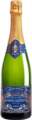 464,95 € Spedizione Gratuita | Spumante bianco André Clouet Grand Cru Gran Riserva A.O.C. Champagne champagne Francia Pinot Nero Bottiglia Jéroboam-Doppio Magnum 3 L