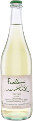 18,95 € Kostenloser Versand | Weißer Sekt Cantina Furlani Alpino Trentino Italien Flasche 75 cl