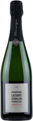 57,95 € Бесплатная доставка | Белое игристое Lacourte-Godbillon Terroirs d'Ecueil 1er Cru A.O.C. Champagne шампанское Франция Pinot Black, Chardonnay бутылка 75 cl