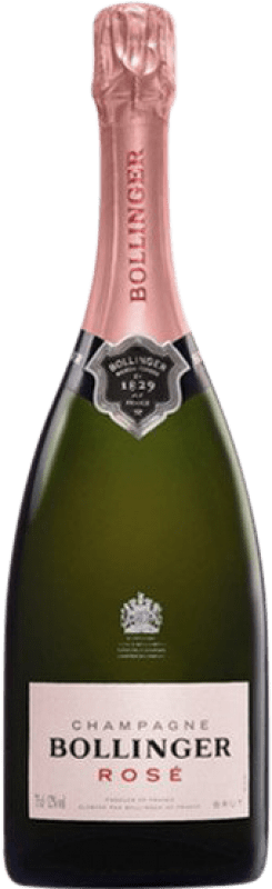 717,95 € Kostenloser Versand | Rosé Sekt Bollinger Rosé A.O.C. Champagne Champagner Frankreich Spätburgunder, Chardonnay, Pinot Meunier Jeroboam-Doppelmagnum Flasche 3 L