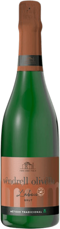 17,95 € Envio grátis | Espumante Branco Vendrell Olivella l'Absis Brut — Bruto D.O. Cava Catalunha Espanha Macabeo, Xarel·lo Eco — Biológico 75 cl