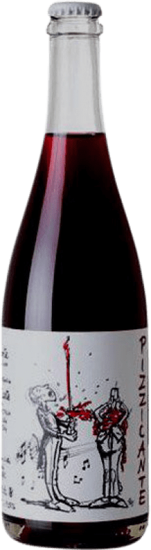 17,95 € Бесплатная доставка | Белое игристое Le Coste Pizzicante Rosso Лацио Италия Merlot, Sangiovese бутылка 75 cl