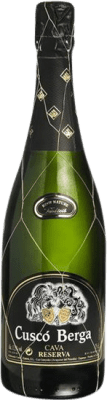 13,95 € Envío gratis | Espumoso blanco Cuscó Berga Tradició Brut Nature D.O. Cava Cataluña España Macabeo, Xarel·lo, Parellada Botella 75 cl