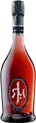 10,95 € Kostenloser Versand | Rosé Sekt Robert J. Mur Rosat Tradició Brut D.O. Cava Katalonien Spanien Monastrell, Grenache Tintorera, Spätburgunder, Trepat Flasche 75 cl