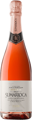 17,95 € Kostenloser Versand | Rosé Sekt Sumarroca Rosé Brut D.O. Cava Katalonien Spanien Pinot Schwarz Flasche 75 cl
