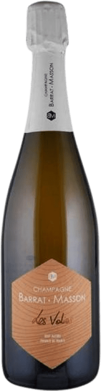 112,95 € Kostenloser Versand | Weißer Sekt Barrat Masson Les Volies Brut Nature A.O.C. Champagne Champagner Frankreich Pinot Noir — Spätburgunder, Chardonnay Eco — Biologisch Flasche 75 cl