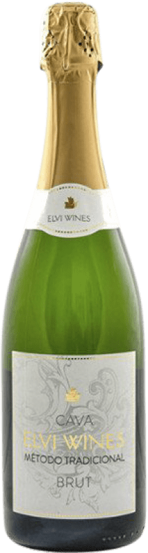 14,95 € Envoi gratuit | Vin Mousseux Blanc Elvi D.O. Cava Catalogne Espagne Bouteille 75 cl Kosher