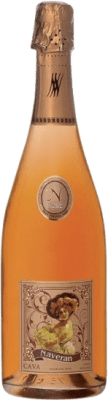 11,95 € Envio grátis | Espumante rosé Naveran Vintage Rosat Brut D.O. Cava Catalunha Espanha Pinot Preto Garrafa 75 cl