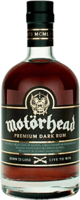 47,95 € Envío gratis | Ron Motörhead Premium Dark República Dominicana Botella 70 cl