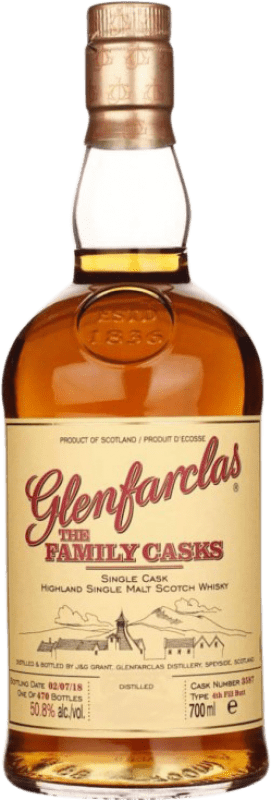 2 876,95 € Envío gratis | Whisky Single Malt Glenfarclas The Family Casks Escocia Reino Unido Botella 70 cl